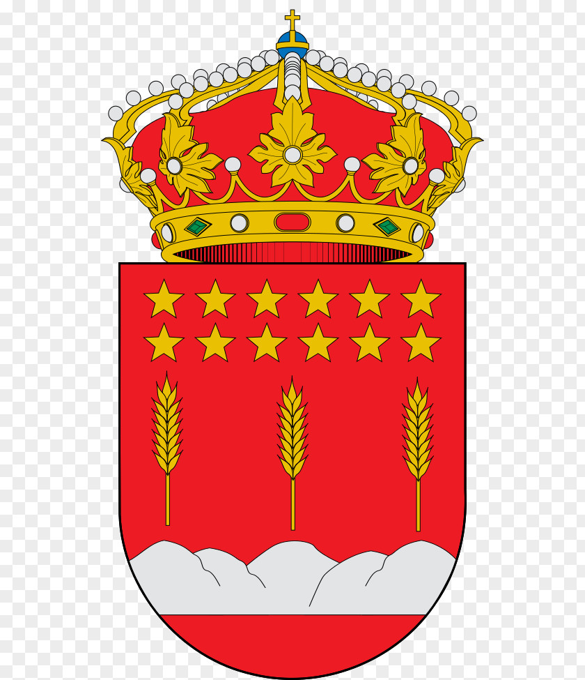 Spanish Timbrado Turre Escutcheon Heraldry Fess Or PNG
