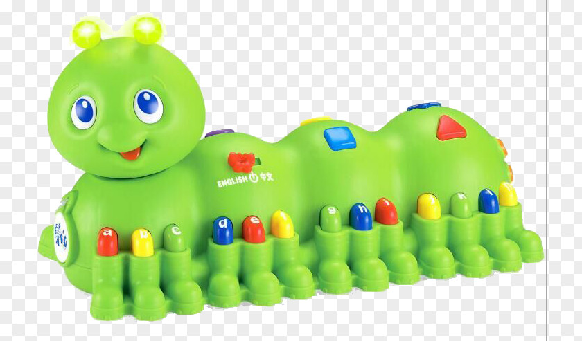 Caterpillar Keyboard Early Education Machine Inc. Toy Learning Child PNG
