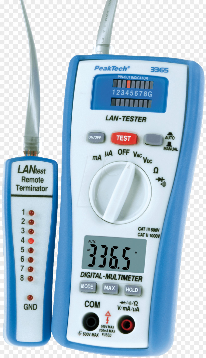 Electronics Digital Multimeter Local Area Network Electrical Cable PNG