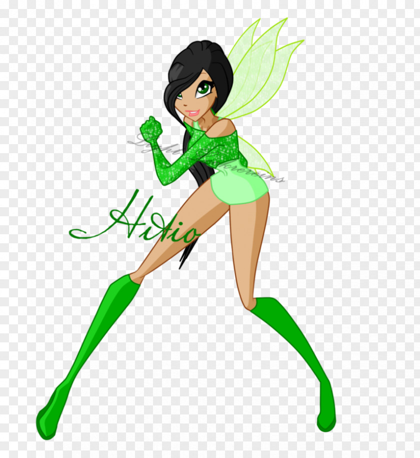 Light Earth Clip Art Illustration Fairy Green Black Hair PNG