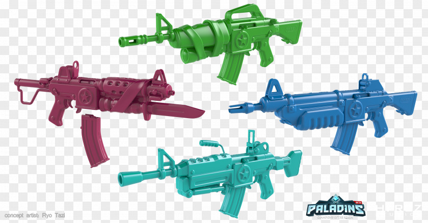 Machine Gun Barrel Paladins Firearm Air PNG