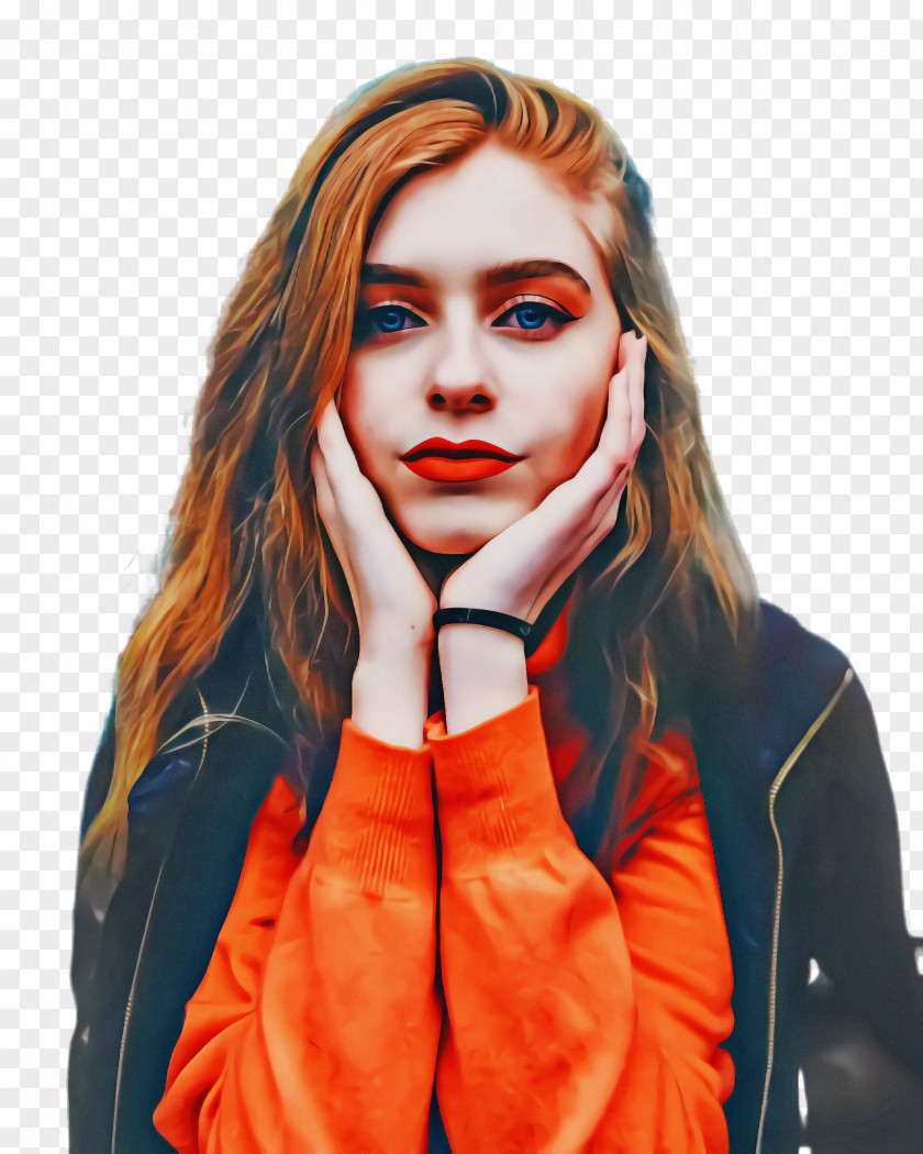 Photo Shoot Style Orange PNG