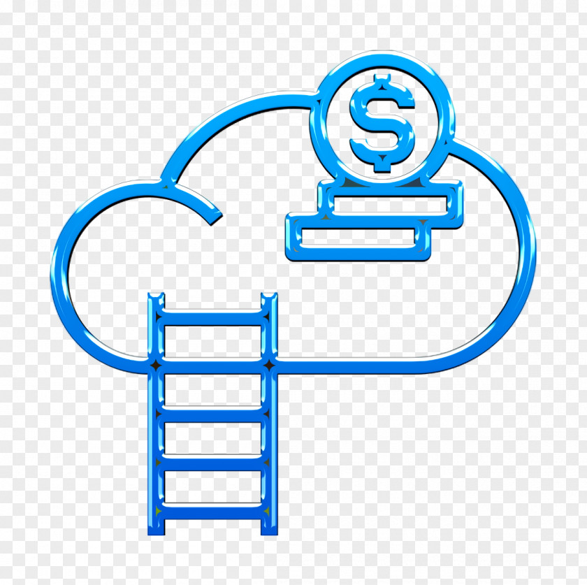 Startup Icon Ladder Cloud PNG