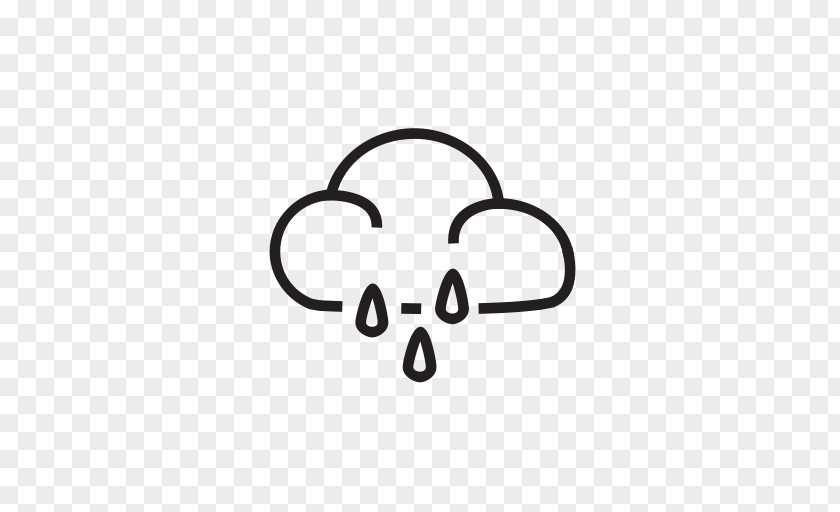 Transparent Cloud Rain Symbol PNG