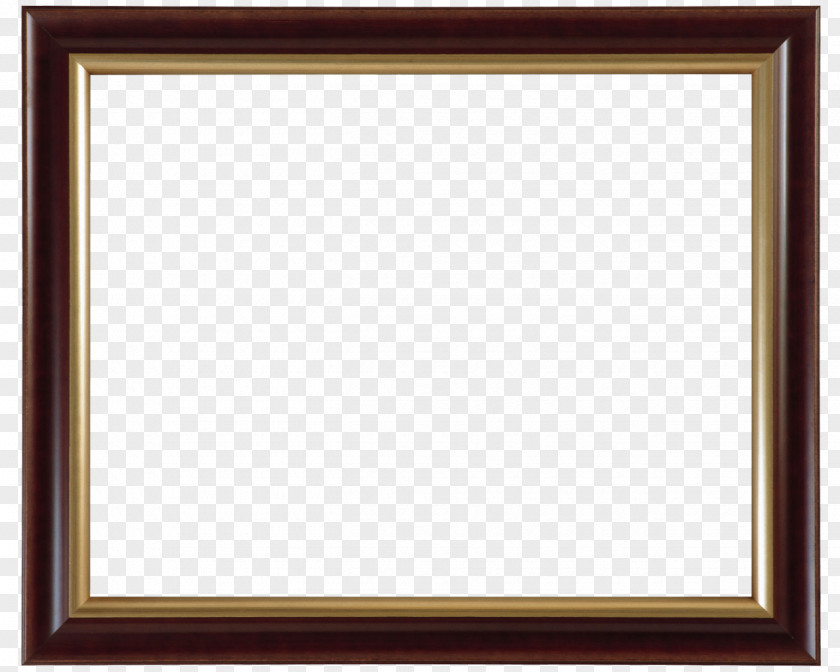 Wooden Frames Picture Mirror PNG