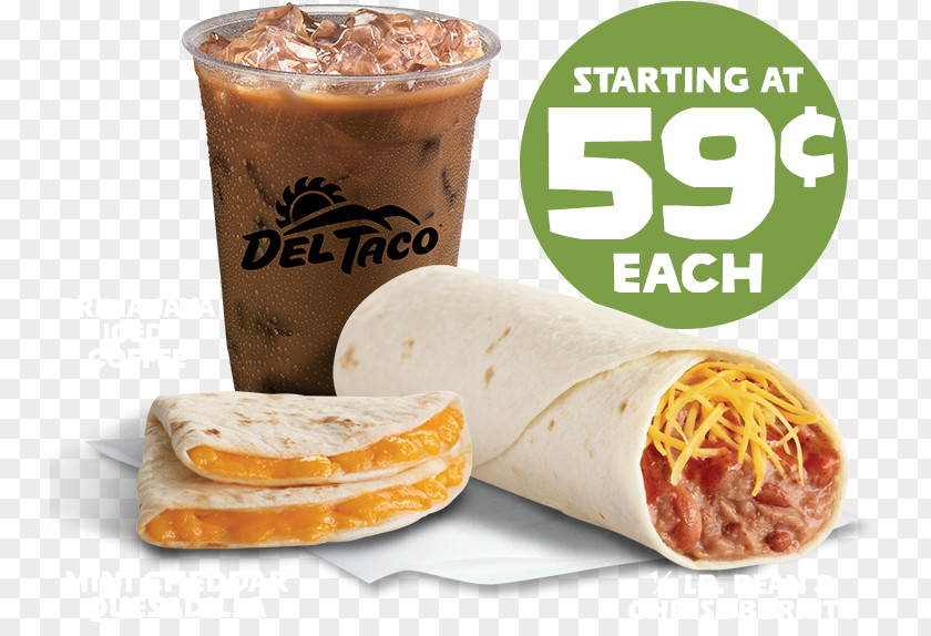 Breakfast Cuisine Of The United States Fast Food Del Taco PNG
