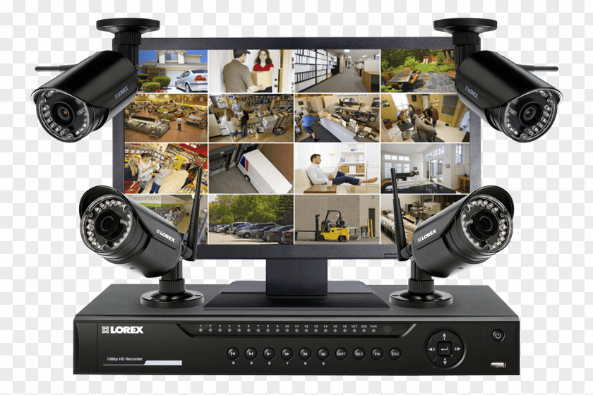 Camera Surveillance Wireless Security Closed-circuit Television Lorex Technology Inc Night Vision Alarms & Systems PNG