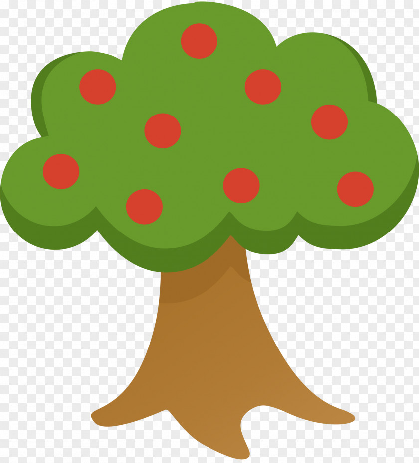 Cartoon Landscape Tree Clip Art PNG