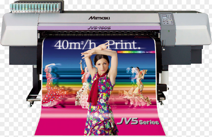 Printer Inkjet Printing Wide-format Paper PNG