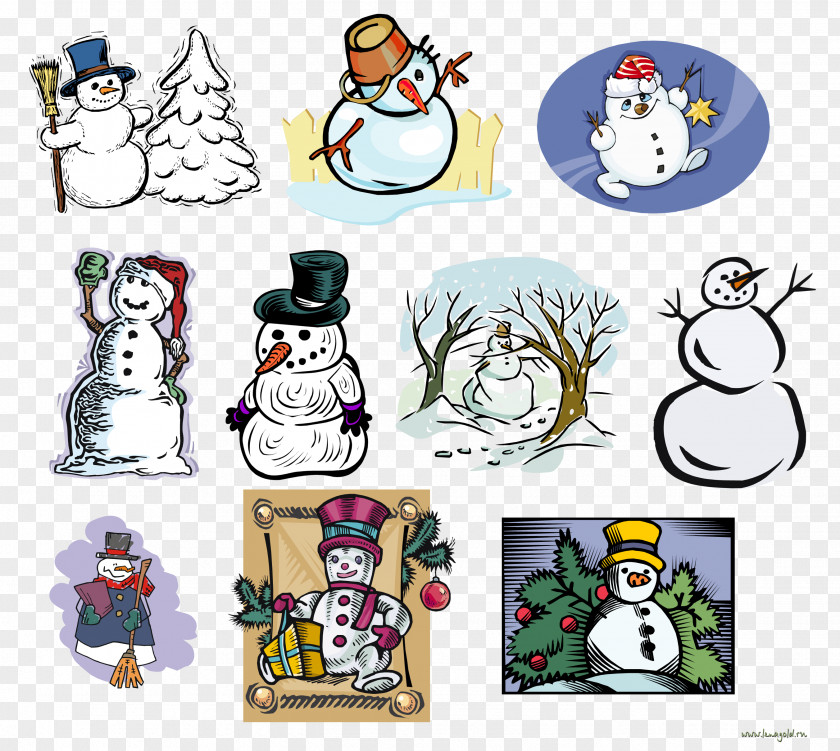 Snowman Ded Moroz IFolder Clip Art PNG