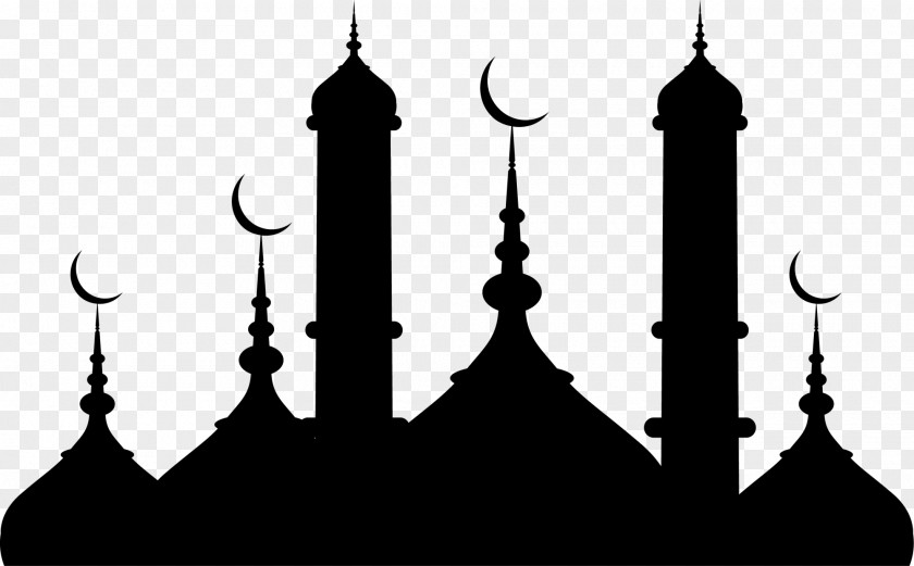 Black Moon Church Ramadan Quran Muslim Allah Fasting PNG