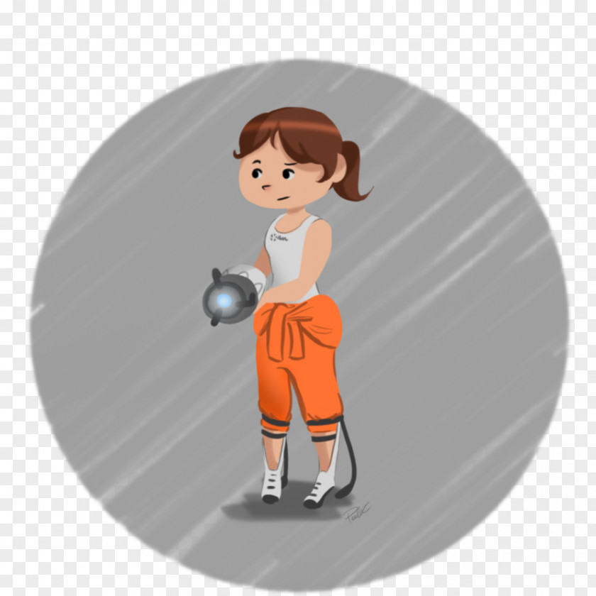 Chell Portal Thumb Human Behavior Cartoon Football PNG