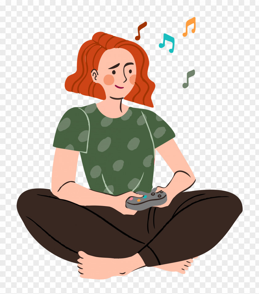 Sitting Lady Woman PNG