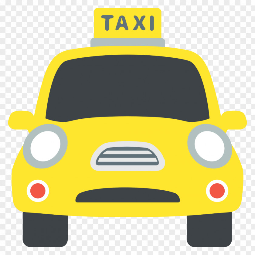 Taxi Airport Bus Emoji Lyft PNG