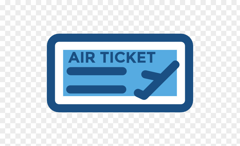 Ticket Travel Airplane Designer Logo PNG