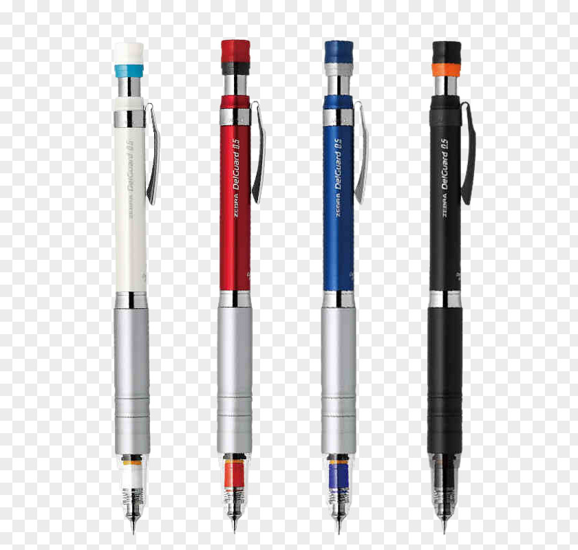 Fine Pen Black Zebra Mechanical Pencil Stationery Writing Implement PNG