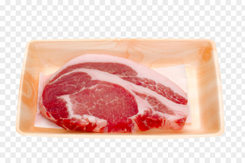 HD Plate Of Pork Back Bacon Prosciutto Capocollo Ham PNG
