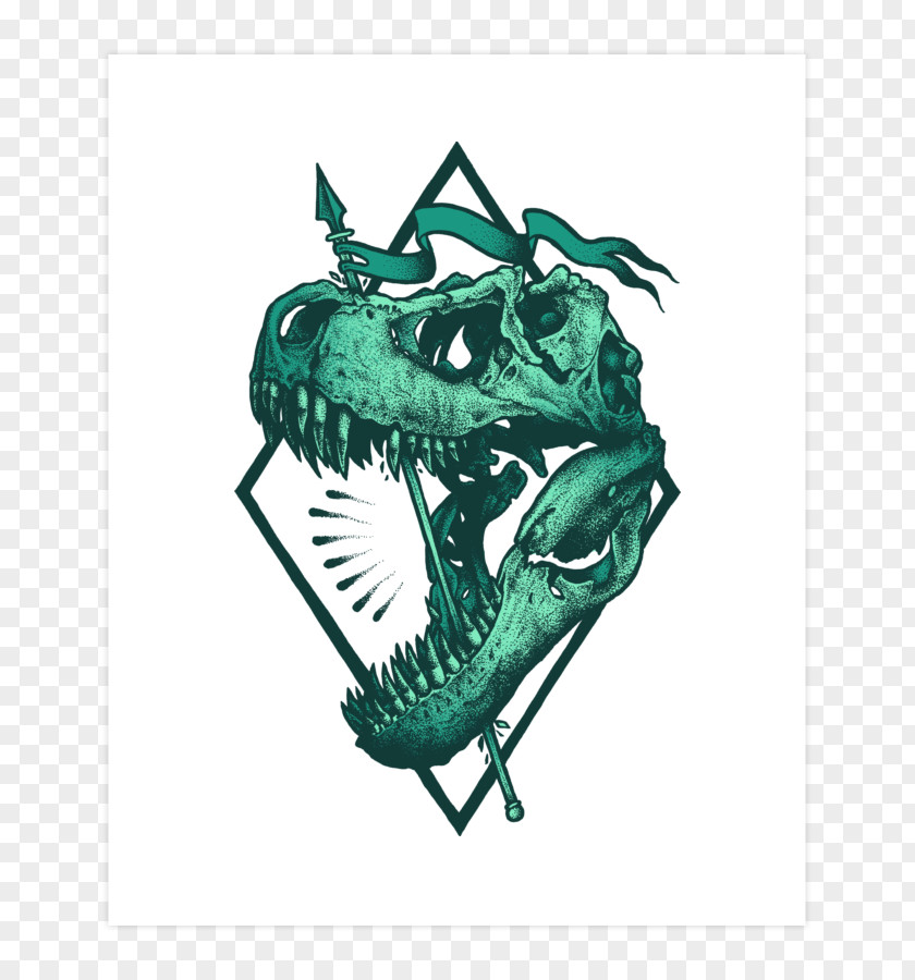 T-shirt Design By Humans Dinosaur Jaw PNG