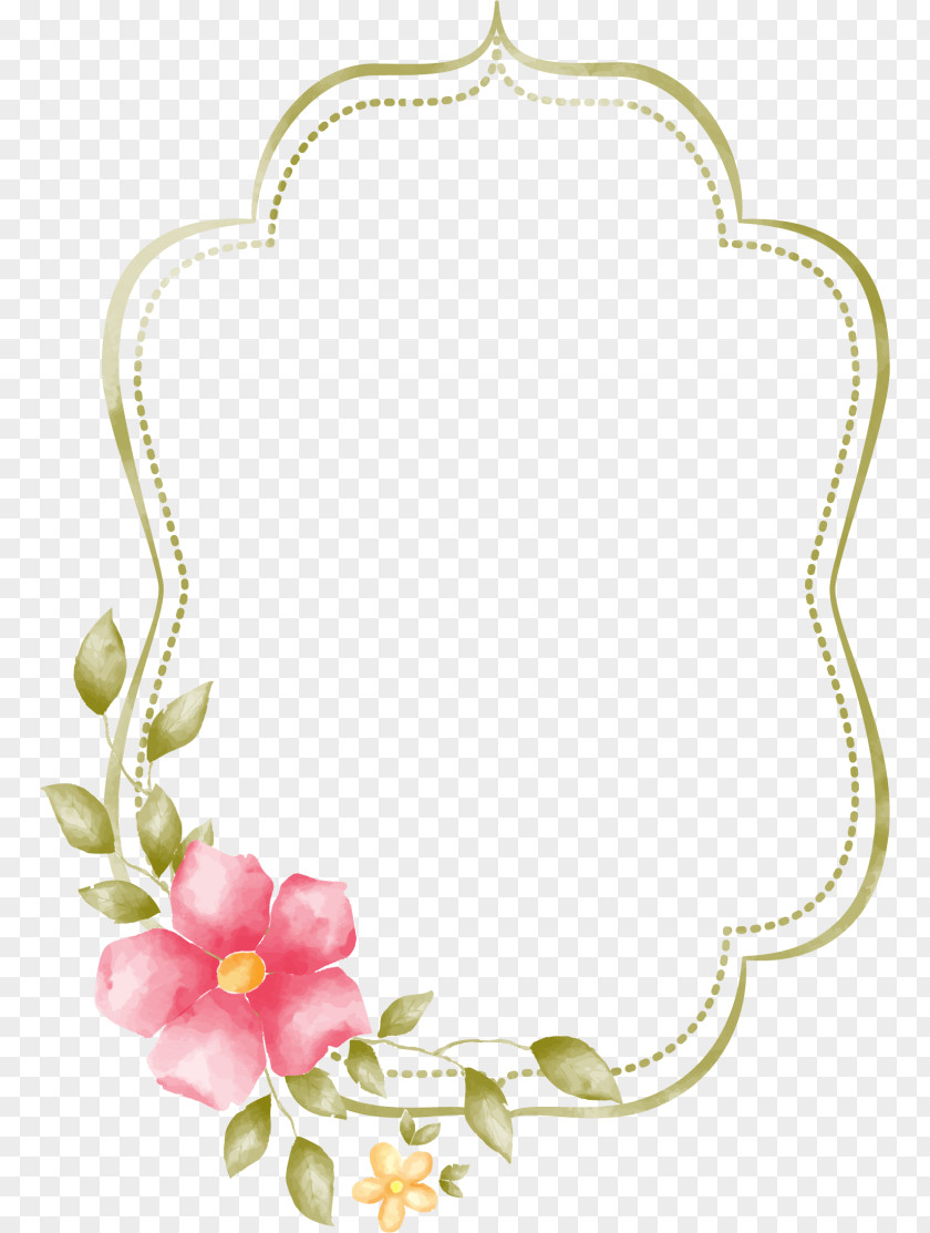 Boarder Flower Floral Design Clothing Accessories Jewellery PNG