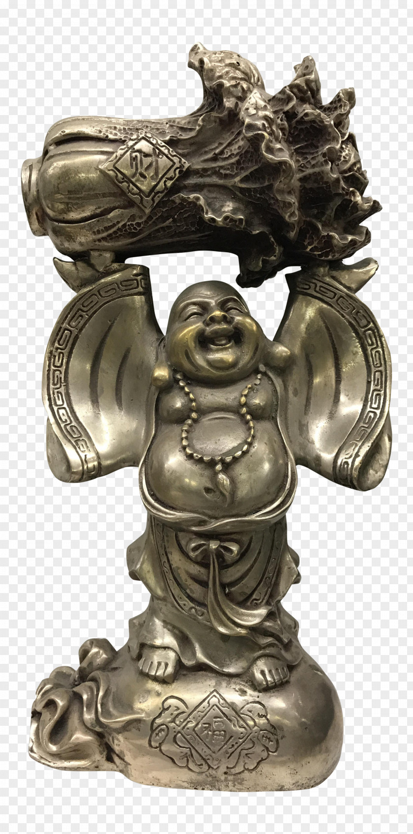 Buddha Statue Bronze Sculpture Classical 01504 PNG