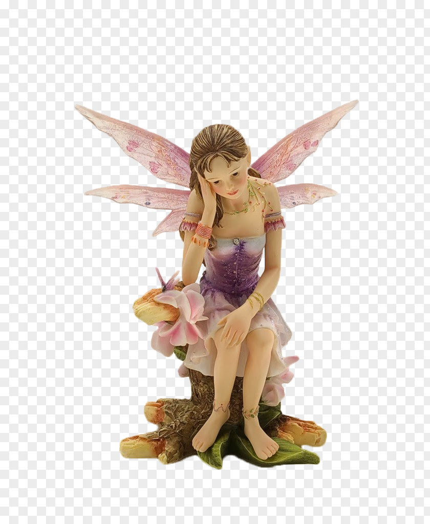 Fairy Figurine Statue PNG Statue, little girl clipart PNG