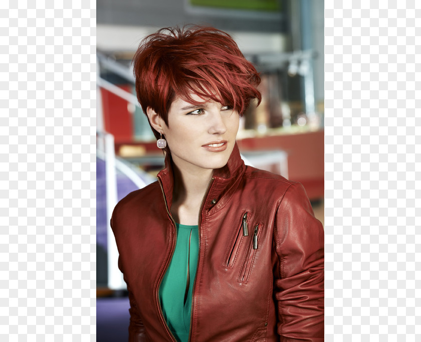 Hair Hairstyle Coloring Cosmetologist Bob Cut Red PNG