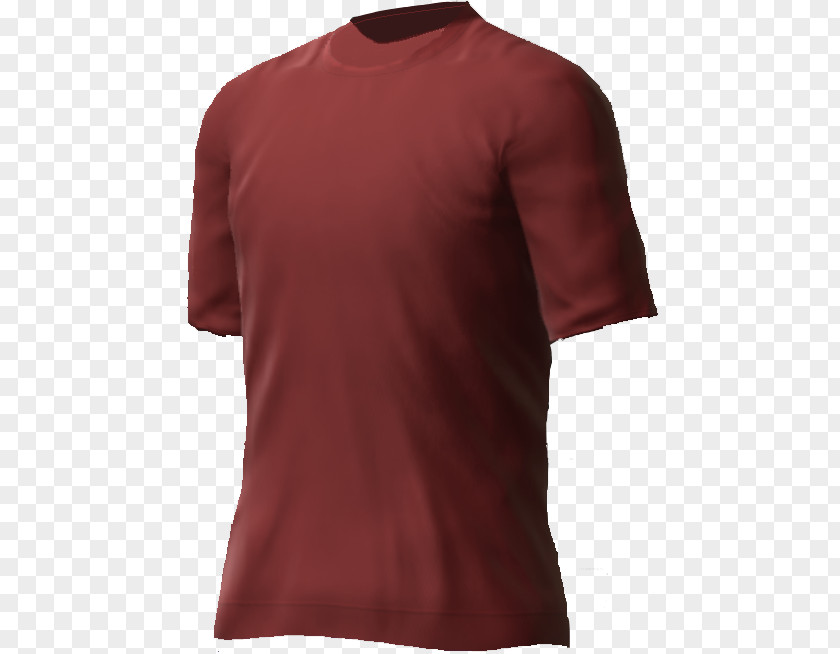 Maroon T-Shirt T-shirt Shoulder PNG