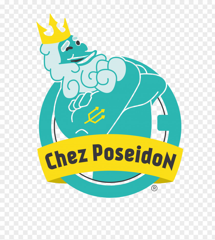 Poseidon Map Logo Graphic Design PNG