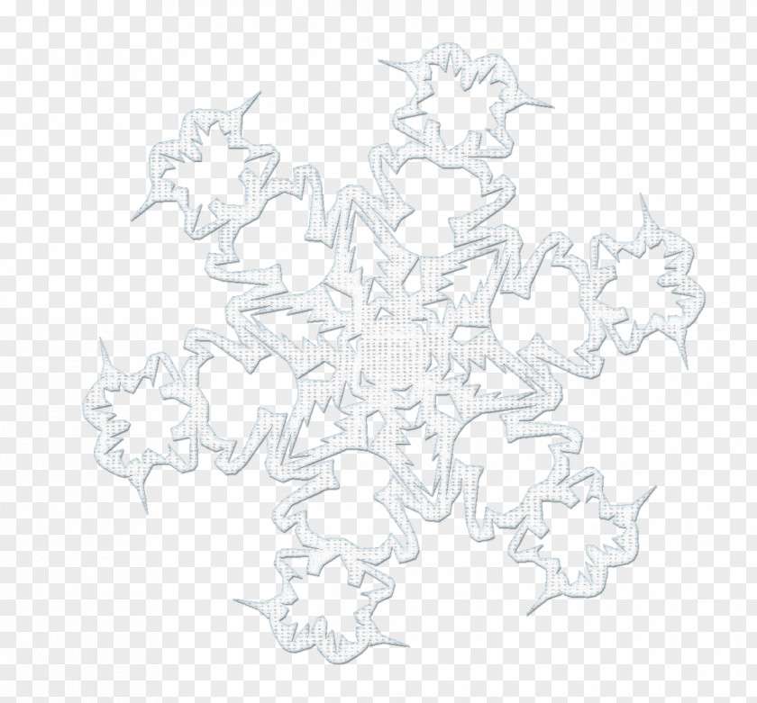 Snowflake Image Black And White Font Line Art Pattern PNG