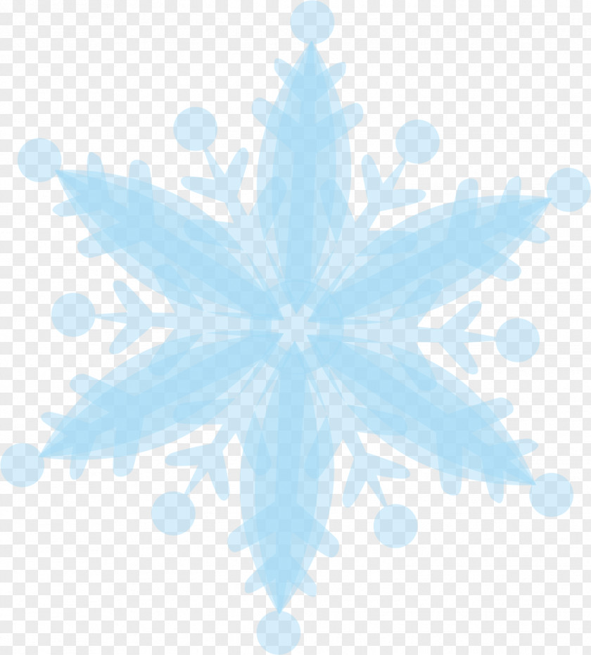 Blue Snowflake Pattern Adobe Illustrator Download PNG