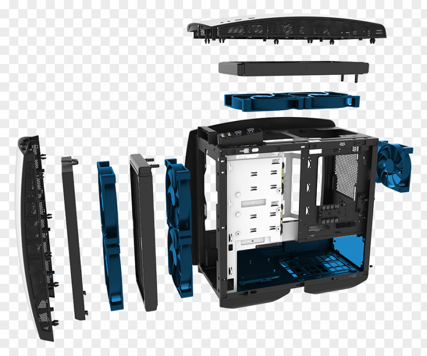 Computer Cases & Housings Mini-ITX Nzxt System Cooling Parts PNG