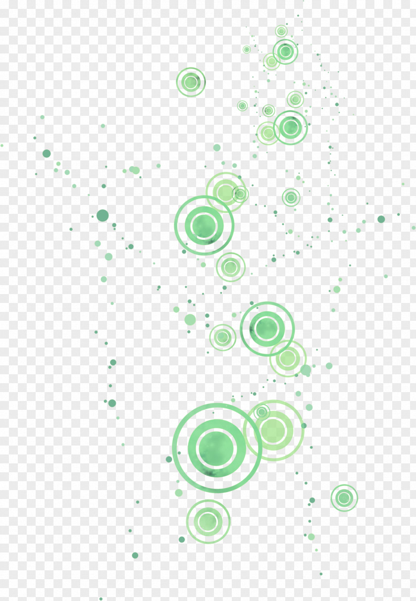 Green Circles Background Circle PNG