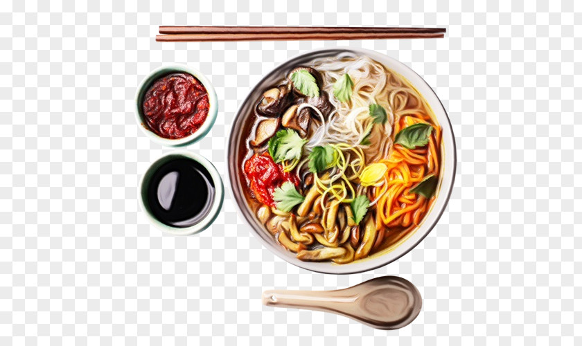 Lamian Yakisoba Chinese Noodles Chow Mein Lo PNG