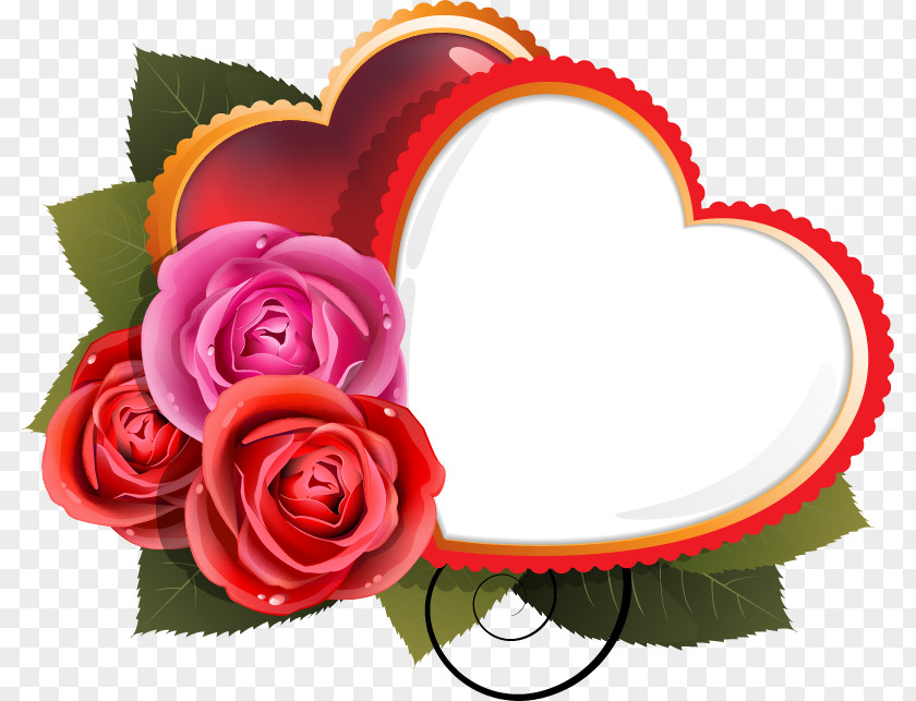 Vector Graphics Clip Art Heart Rose Design PNG