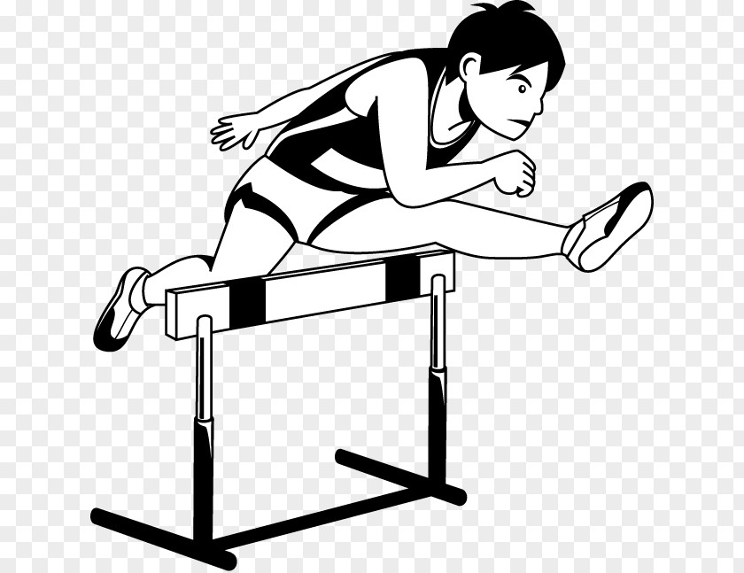 Athletics Track Glo Hurdling Hurdle Clip Art PNG