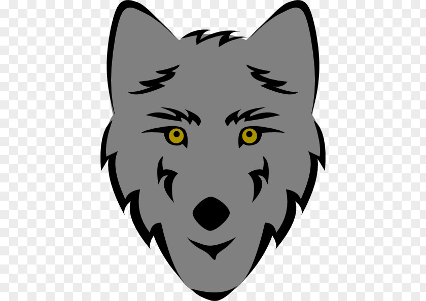 Cartoon Wolf Clipart Gray Free Content Clip Art PNG