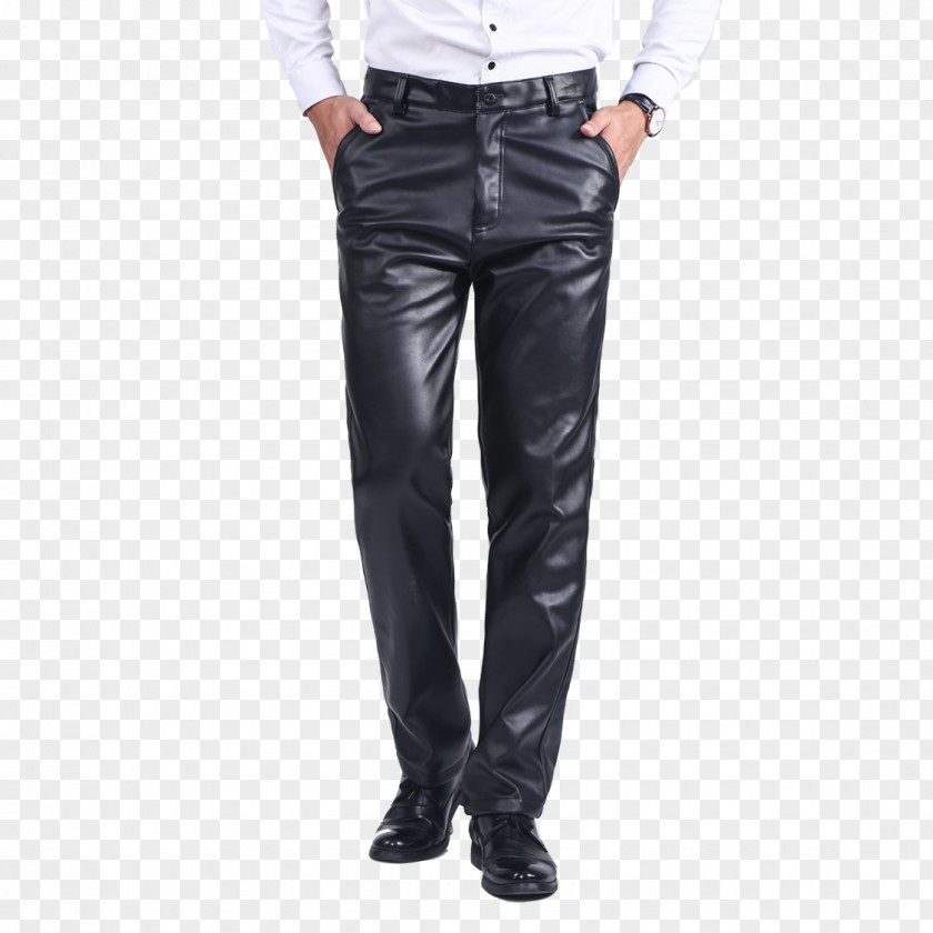 Straight Trousers Jeans Denim Pocket Waist Formal Wear PNG