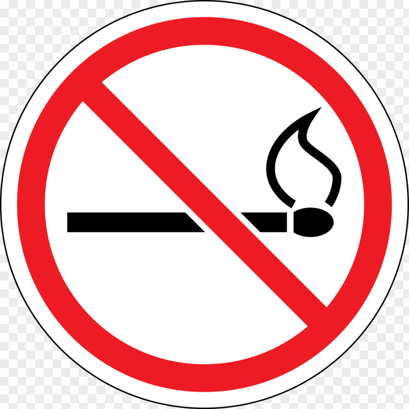 Matches Smoking Ban Signage PNG