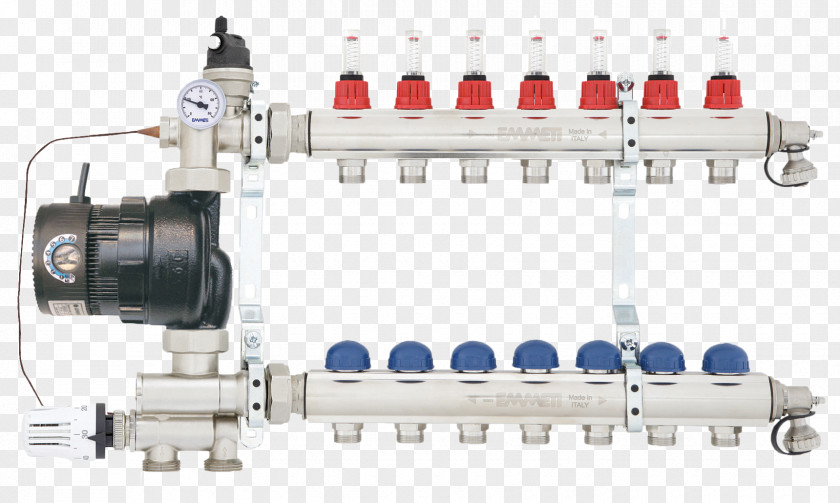 Underfloor Heating Manifold Pump PNG
