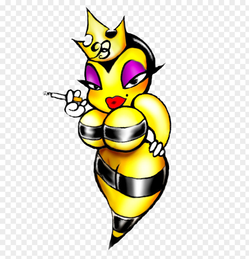 Bee Queen COMMON PLEAS (A Tale Of Whoa!) Tattoo Drawing PNG