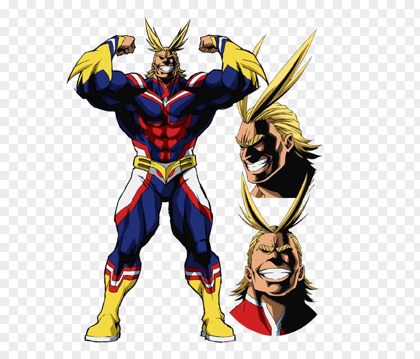 Boku No Hero All Might Costume My Academia Cosplay Suit PNG