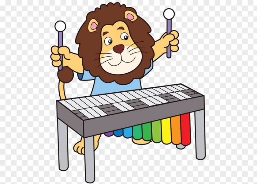 Cartoon Lion Material Marimba Las Maxf1anitas Birthday Vibraphone PNG
