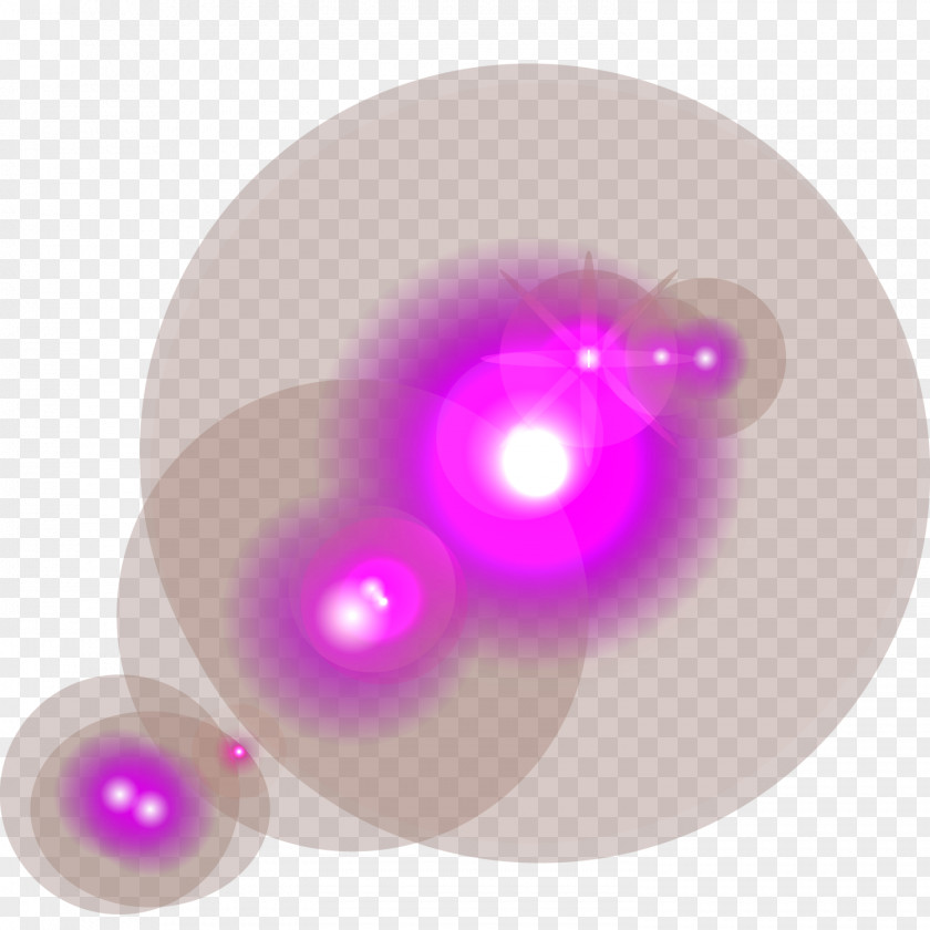 Cool Beam Purple Circle Pattern PNG
