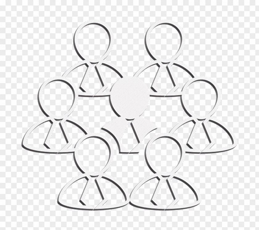 Humans Resources Icon Group Of Businessmen PNG