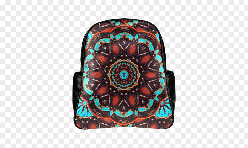 Multicolor Abstract Twisted Bag Backpack Pocket Lining Pattern PNG