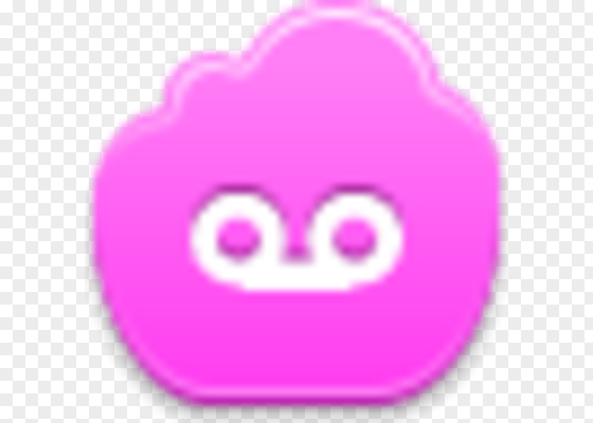 Pink Tape Smiley M Cartoon Font PNG