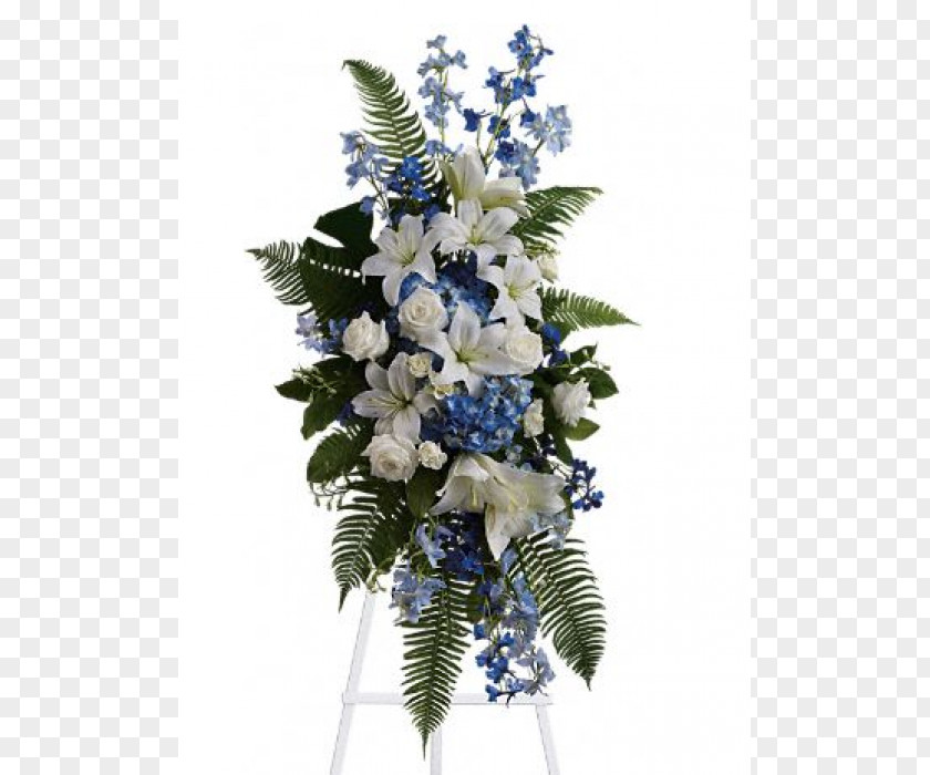 Blue Spray Teleflora Floristry Michael's Flowers Floral Design PNG