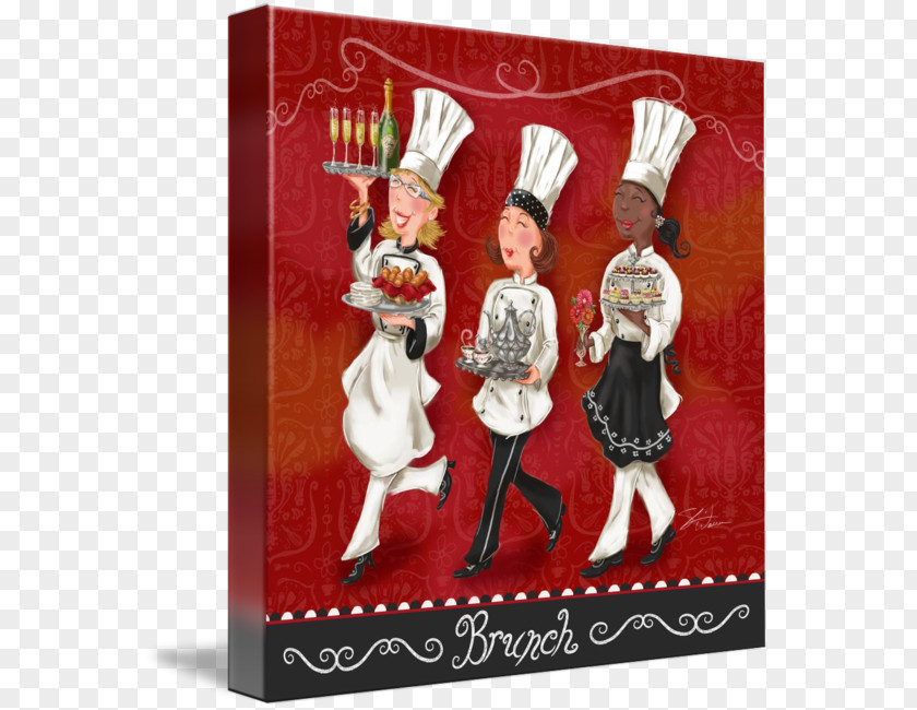 Lady Chef Wine Cook Bistro Art PNG