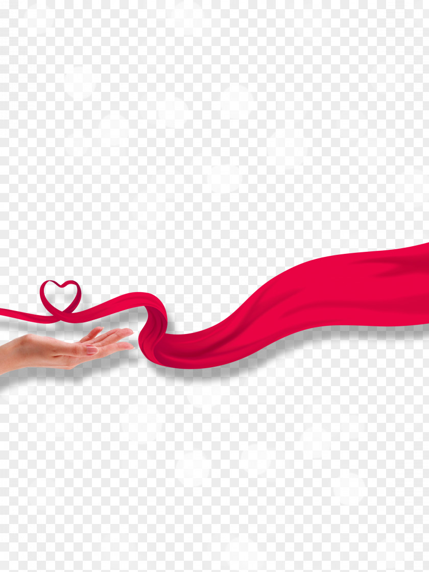 Love Red Silk Download PNG