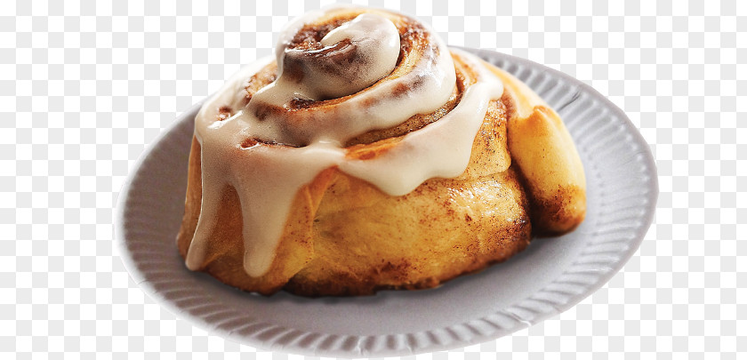 Milk Cinnamon Roll Danish Pastry Sweet Donuts Frosting & Icing PNG